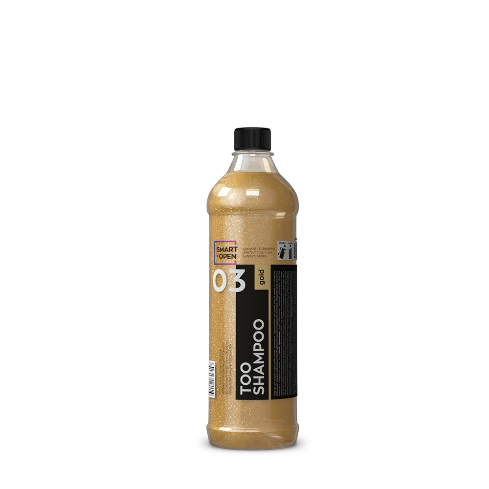 Высокопенный ручной шампунь без фосфатов и растворителей SMART TOO SHAMPOO 03 (0,5л) GOLD ЧЗ