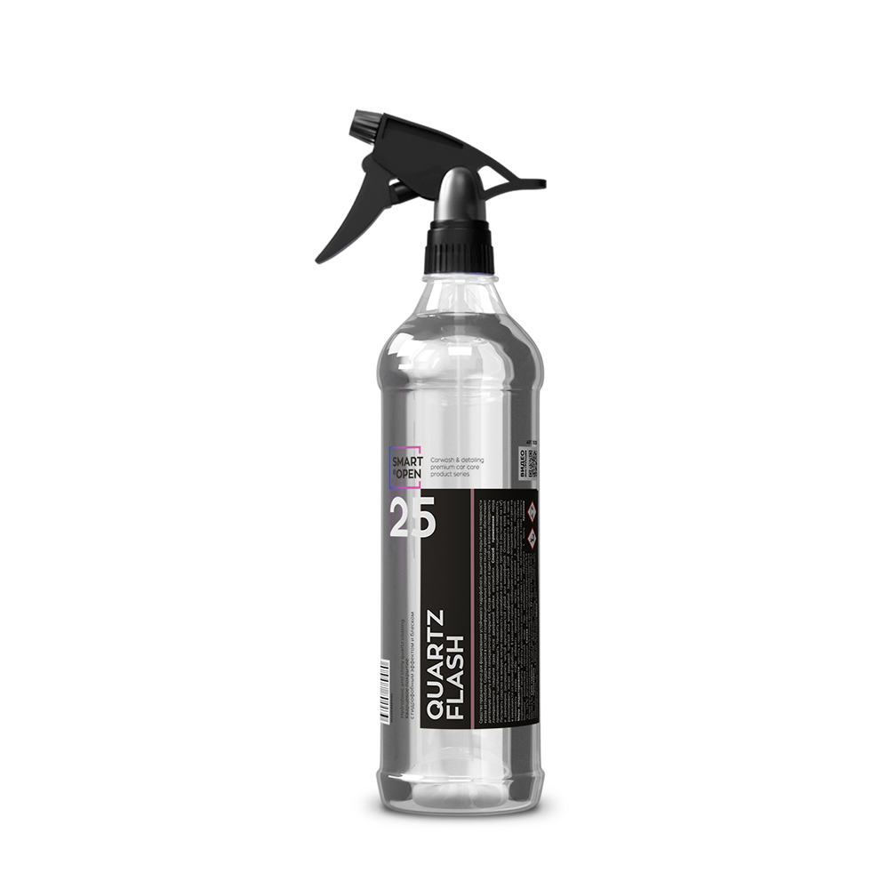 Кварцевое покрытие с гидрофобным эффектом и блеском SMART QUARTZ FLASH 25 (0,5л)