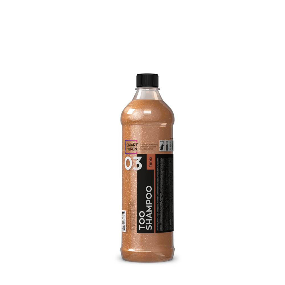 Высокопенный ручной шампунь без фосфатов и растворителей SMART TOO SHAMPOO 03 (0,5л) FENIX ЧЗ