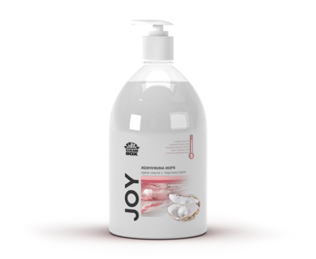 Крем - мыло с перламутром CleanBox Joy Жемчужина моря (1л), ПЭТ