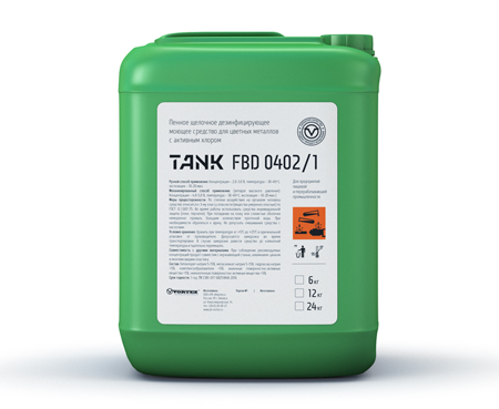 TANK FBD 0402/1 Щелочное пенное дезинфицирующее моющее средство