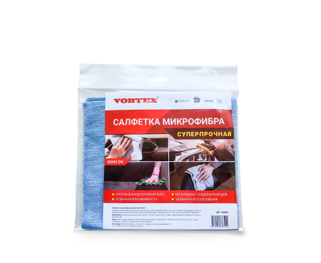 Суперпрочная салфетка микрофибра Vortex 40x40