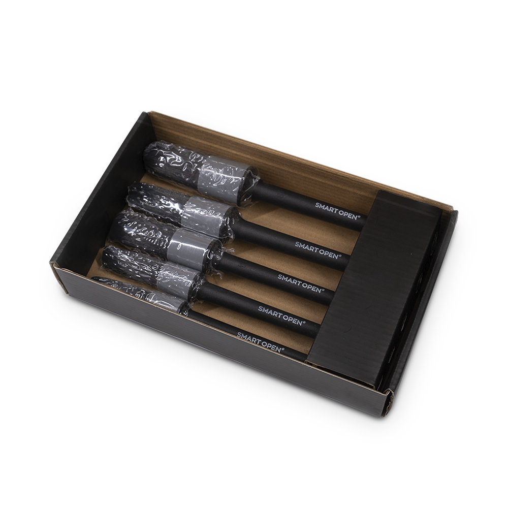 Набор профессиональных кистей для детейлинга BRUSH BOX SMART OPEN (5шт)