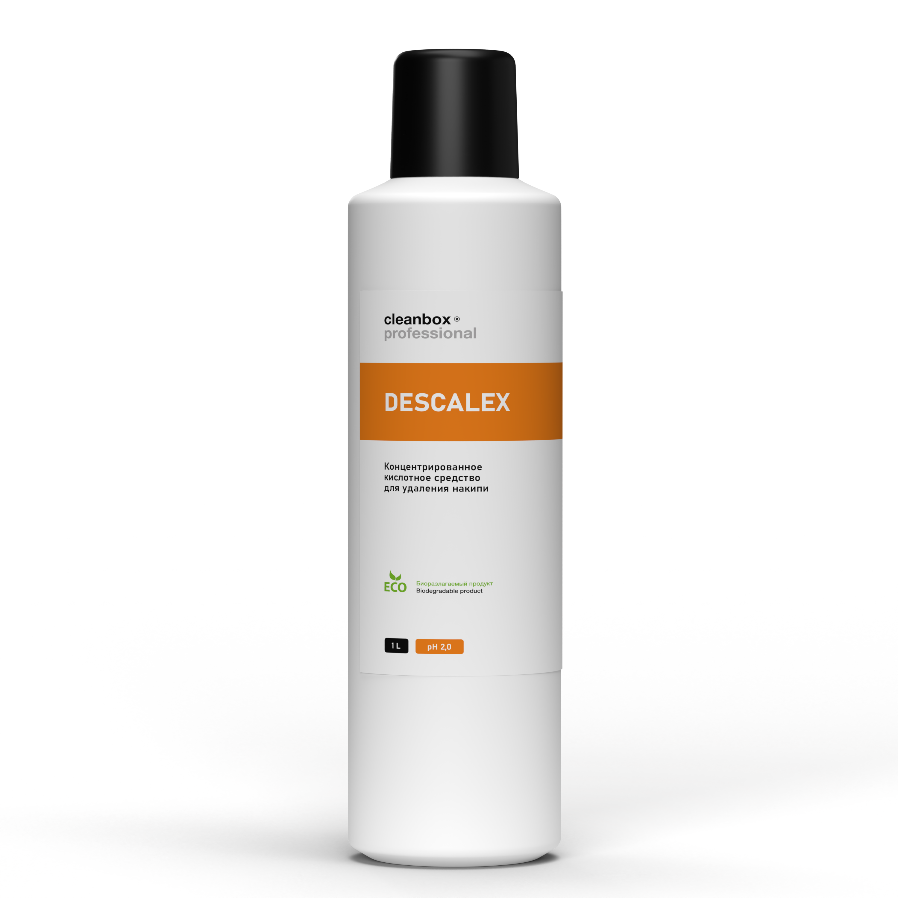 Концентрированное кислотное средство для удаления накипи CleanBox Professional Descalex (1л) концентрат