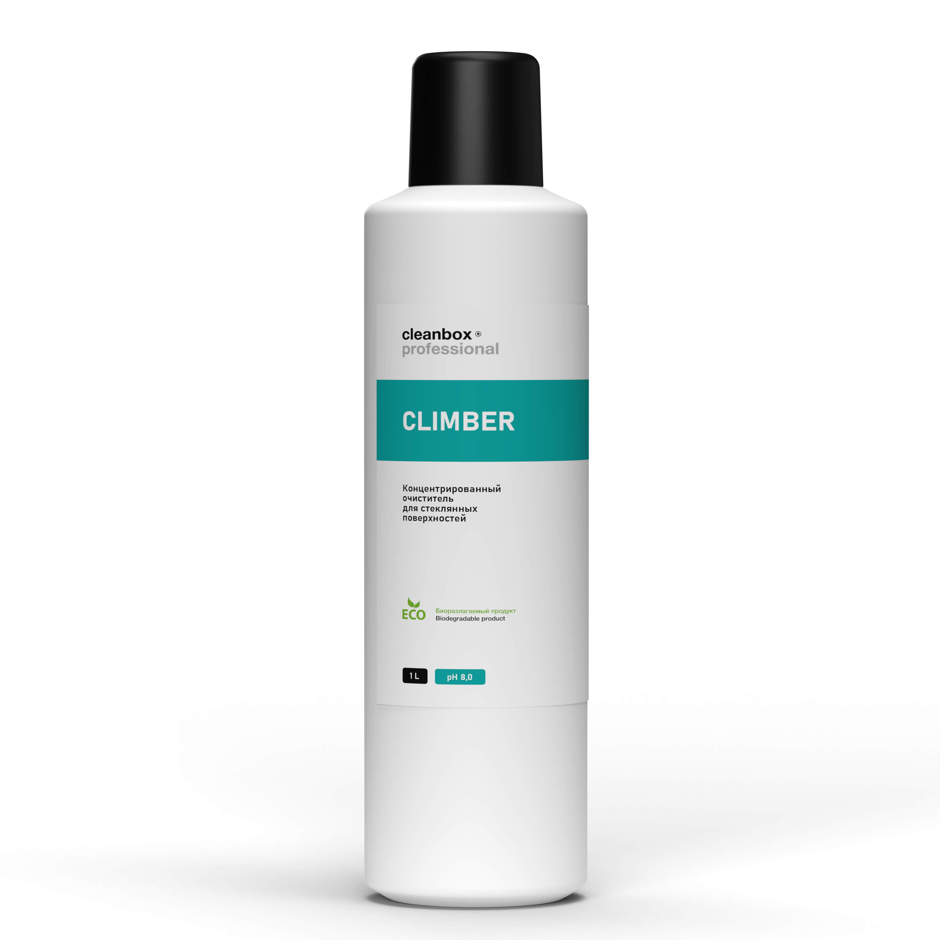 Концентрированный очиститель для стеклянных поверхностей CleanBox Professional CLIMBER (1л)