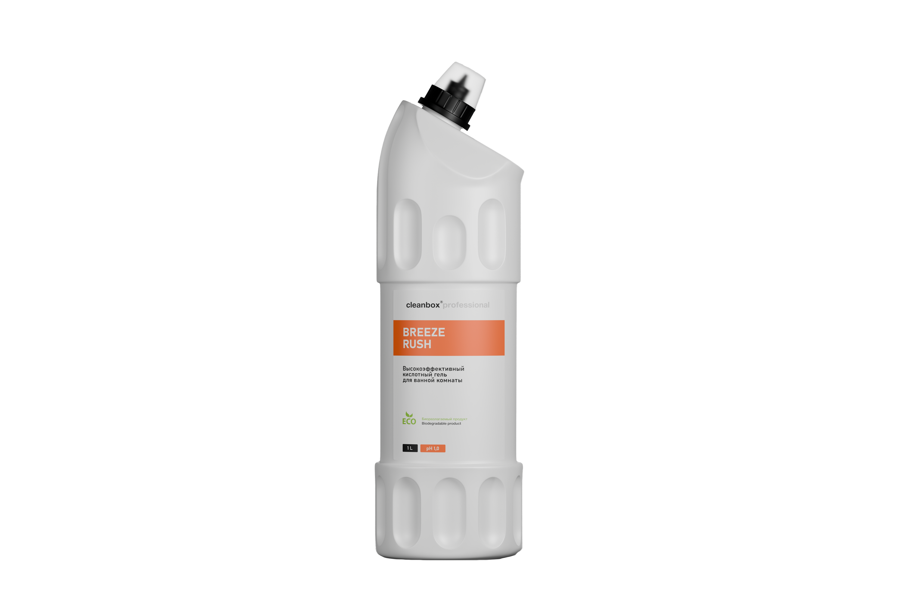 Высокоэффективный кислотный гель для ванной комнаты CleanBox Professional BREEZE RUSH (1л)