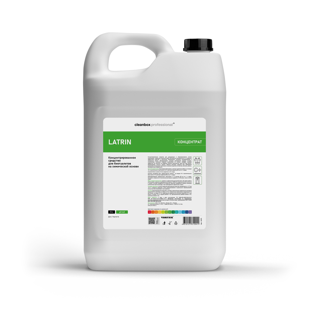 Концентрированное средство для биотуалетов на химической основе CleanBox Professional LATRIN (5л)