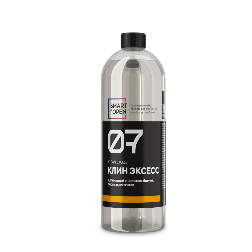 Деликатный очиститель битума, смолы и реагентов SMART CLEAN EXCESS 07 (1л)