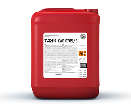 TANK CAD 0705/3 Беспенное низкотемпературное дезинфицирующее моющее средство