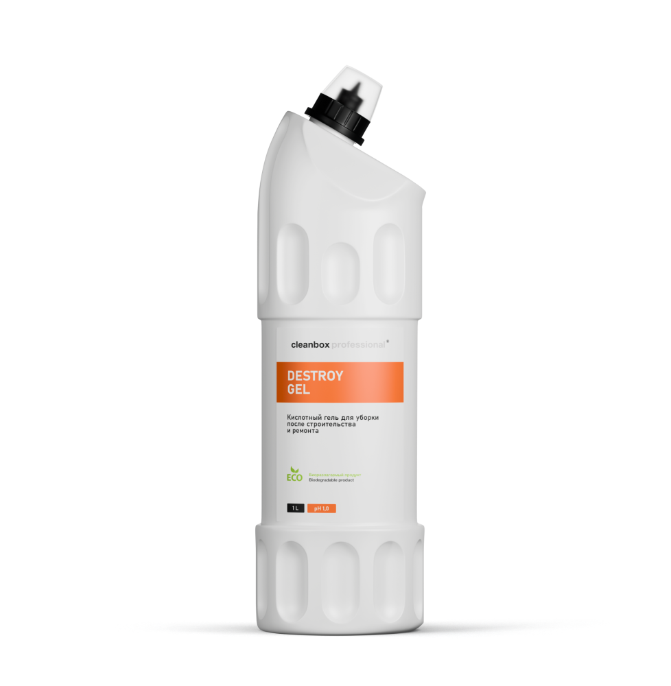 Кислотный гель для уборки после строительства и ремонта CleanBox Professional DeStroy Gel (1л)
