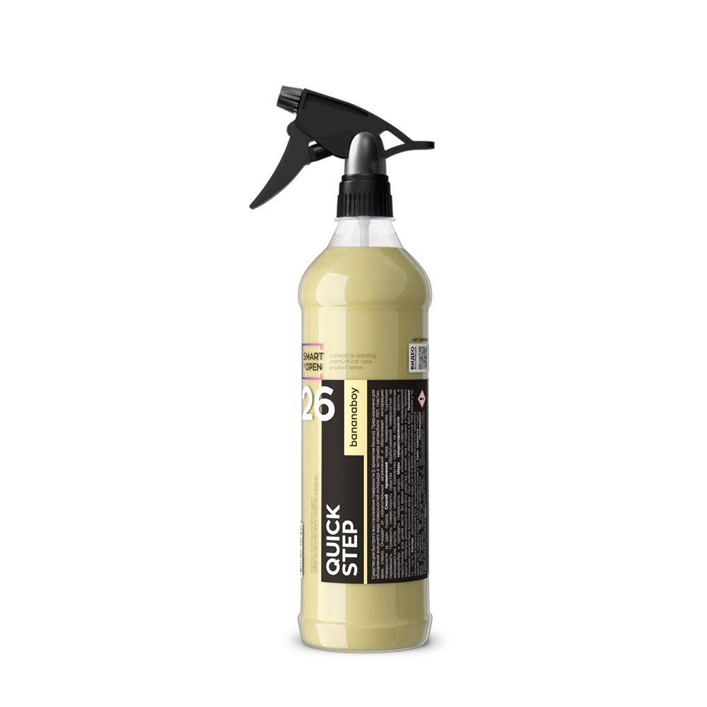 Средство для экспресс - очистки и блеска SMART QUICK STEP BANANABOY 26 (0,5л) ЧЗ