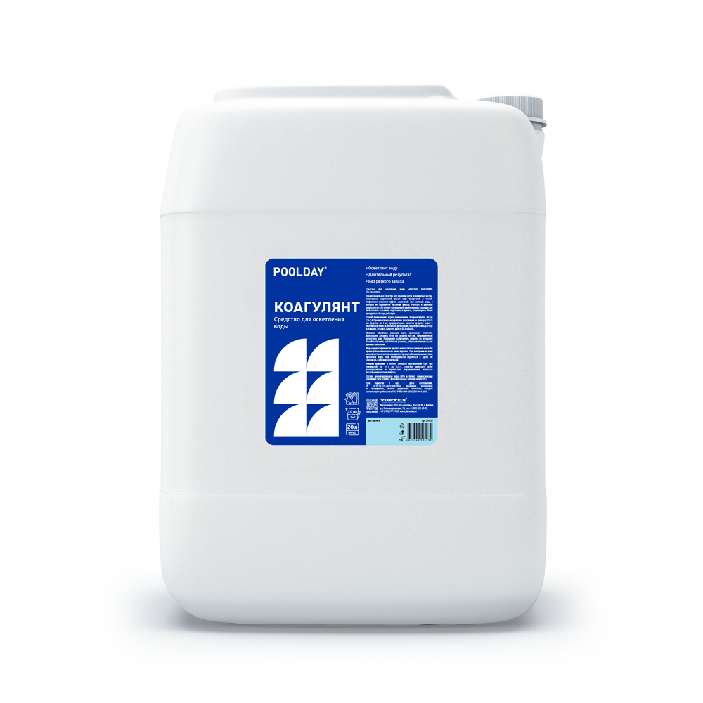 Средство для осветления воды CleanBox Professional POOLDAY КОАГУЛЯНТ (20л)